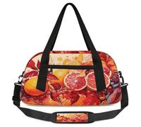 Colorido pomelo - Bolsas de lona para niños y niñas, diseño de frutas, bolsa deportiva ligera para gimnasio, bolsa de viaje o baile, Pomelo colorido, 18.5L x 7.8W x 9.4H