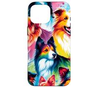 Colorido Pop Art Collies Dog Lover Border Collie Carcasa para iPhone 16 Pro MAX