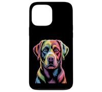 Colorido Rainbow Pop Art Labrador Retriever Carcasa para iPhone 13 Pro Max