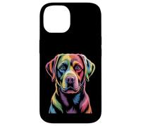 Colorido Rainbow Pop Art Labrador Retriever Carcasa para iPhone 14