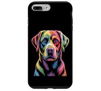 Colorido Rainbow Pop Art Labrador Retriever Carcasa para iPhone 7 Plus/8 Plus