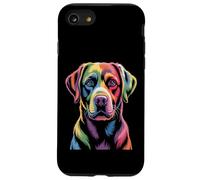 Colorido Rainbow Pop Art Labrador Retriever Carcasa para iPhone SE (2020) / 7 / 8