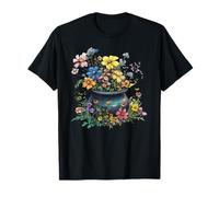 Colorido Ramo de Flores Silvestres para Primavera Camiseta