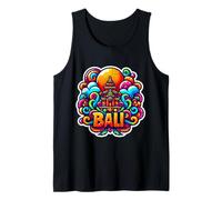 Colorido recuerdo artístico del sol del templo de la escena de Bali Indonesia Camiseta sin Mangas