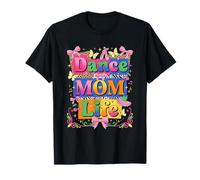 Colorido Retro Danza Mamá Vida Coqueta Estética Camiseta