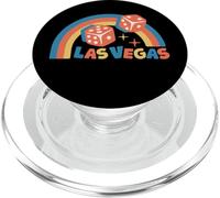 Colorido Retro Rainbow Lucky Dices Vintage Las Vegas PopSockets PopGrip para MagSafe