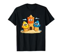Colorido Sandcastle Friends Adventure Camiseta