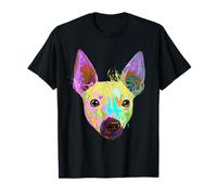Colorido Splash Dog American Hairless Terrier Camiseta