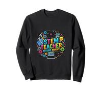 Colorido Stem Educador Innovación Inspiración Diseño Sudadera
