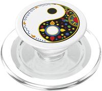 Colorido taoísmo taoísmo Signo símbolo para Tao Yin y Yang PopSockets PopGrip para MagSafe