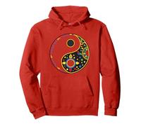 Colorido taoísmo taoísmo Signo símbolo para Tao Yin y Yang Sudadera con Capucha