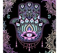 Colorido Tarot Cubierta de Mesa Plegable Ojo de Dios Tarot Manteles Brujerías para Práctica Espiritual Decoración de Fiesta de Bodas