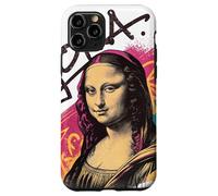 Colorido Urbano Mona Lisa Arte Callejero Diseño Abstracto Carcasa para iPhone 11 Pro