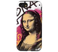 Colorido Urbano Mona Lisa Arte Callejero Diseño Abstracto Carcasa para iPhone SE (2020) / 7 / 8