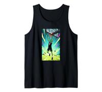 Colorido Victor Alien Baloncesto Slam Dunk Camiseta sin Mangas