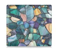 Colorido y lujoso diseño de mármol irregular sin costuras patrón_4 de piel sintética Toursuit para registro de coche y tarjeta de seguro, accesorios de camión para identificación, licencia de