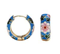 Coloridos aretes de gota para cartílago, aretes de aro con forma geométrica, accesorios elegantes para mujer, delicados