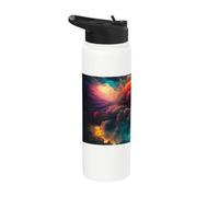Coloridos fuegos artificiales un festín espectacular para Stainless Steel Insulated Water Bottle