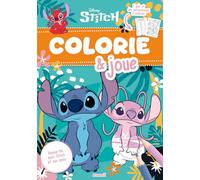 Colorie & joue Disney Stitch: Amuse-toi avec Stitch et ses amis. Avec 1 quiz et des personnages à colorier