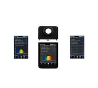 Colorímetro de irradiación espectral inalámbrico HPCS330P con Pantalla táctil de 3,5 Pulgadas, medidor de PAR de luz PPFD for Luces LED de Cultivo. Lectura fácil de Datos
