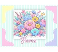 Colorindo Flores - Meu Livro de Colorir