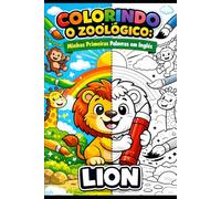 Colorindo o Zoológico: Minhas Primeiras Palavras em Inglês