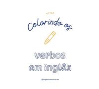 Colorindo os verbos em inglês