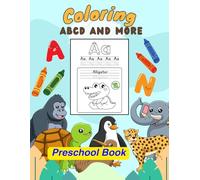 coloring ABCD and More: preschool book