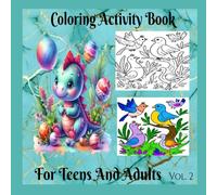 Coloring Activity Book For Teens And Adults