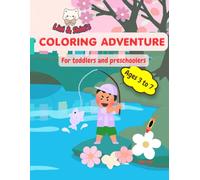 COLORING ADVENTURE Lini & Shini's: For toddlers and preschoolers, Toddler activity book with easy coloring pages, For kids age 3 to 7