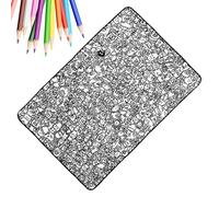 Coloring Blanket - DIY Washable Art Craft Sofa Throw | Paint And Draw Interactive Blanket | Fun Creative Activity For Kids And Families | For Boys Girls Preschools Birthday Holiday Living Room