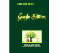 Coloring Book-1 Jungle Edition: Animal Coloring Book
