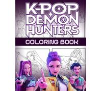 Coloring Book: 50 Fun JUMBO Drawing Pages Of Magic K-pop Characters and Iconic Scenes for Kids Teens Adults