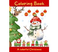 Coloring Book: A colorful Christmas