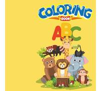Coloring book ABC: Learn the Alphabet: Each page features a large letter from A to Z, making it easy for kids to recognize and remember letters.