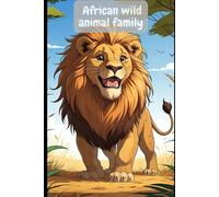 Coloring Book - African wild animal family
