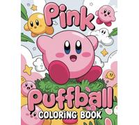 coloring book: Amazing Pink puffball Colouring Book for Kids Gilr and Boy to Drawing | Relaxation with Stress Relief