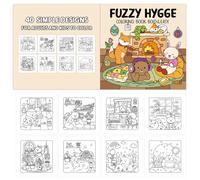 Coloring Book, Animal Coloring, Kids Creative Coloring, Stres-s Relief Coloring, Stres-s Relief Winter Animal Coloring Book for Kids and Adults Creative Animal Drawing Book for Relaxation