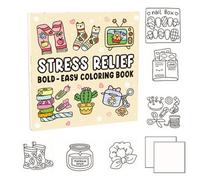 Coloring Book, Animal Theme Book, Doodle Art Drawing Fun Relaxation Tool Family Activity Artistic Expression, Adult Coloring for Entertainment, 8.27x8.27inch