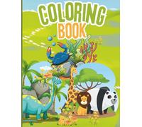 COLORING BOOK: Animals Coloring Book & Fun Facts for Kids: Discover a Colorful World of Amazing Animals