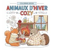 Coloring Book: animaux d'hiver cozy