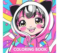 Coloring Book, ANIME & KAWAII Inspired Art work - to Color and Enjoy.: The perfect way to relax and unwind for adults, teenagers and children, 100 pages.
