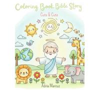 Coloring Book Bible Story: Alphabet from A to Z Cute & Cute