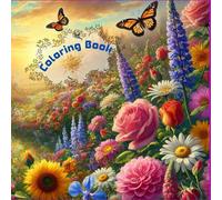 Coloring Book "Blossoms & Beauty: A Floral Coloring Adventure": Relax and Unwind with Stunning Flower Illustrations for All Ages