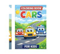 COLORING BOOK CARS FOR KIDS: Mit Feuerwehr,Polizei,Bagger & mehr - für Kinderab 3 Jahren