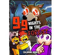 Coloring Book: Cute and Spooky Characters of Nights in Forest for Super Fan, Kids, Boys, Girls Ages 4-8 and 8-12
