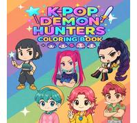 Coloring book Cute Chibi K-pop Demon Hunters: Fan Art Pages for Teens and K-pop Lovers
