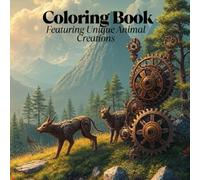 Coloring Book Featuring Unique Animal Creations: For Primary school through to Adults to enjoy