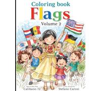 coloring book ,flags in the world volume 2: coloring book volume 2