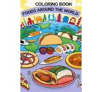 Coloring book: Foods around the world